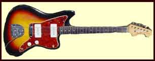 Sa flamboyante Fender Jazzmaster '59 sunburst